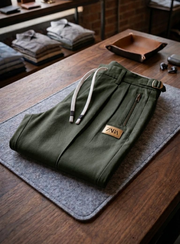 ✨ Pack of 3 Men's Stretch Cotton Trousers